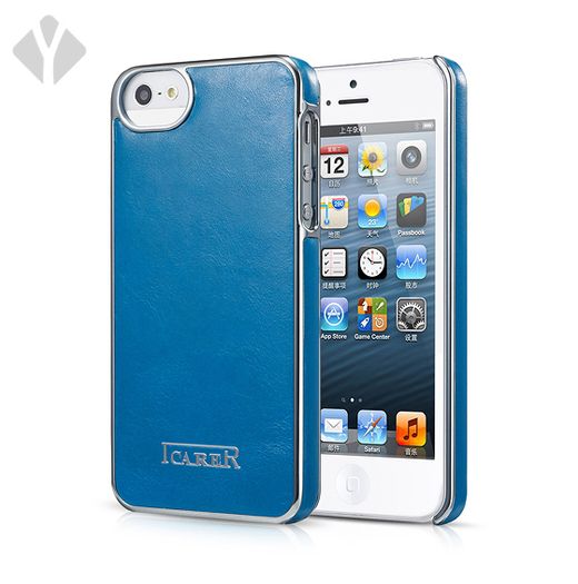 iPhone 5/5s/5se Electroplating Leather Back Cover