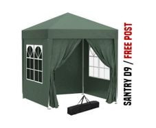 2x2m Popup Gazebo Marquee Party Tent Pavilion Green with 4 Sides