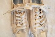 Dunnes Stores Gold Shimmer Trainers - UK 7