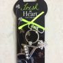 Name Initial Keyring with Bag Clip Image 3