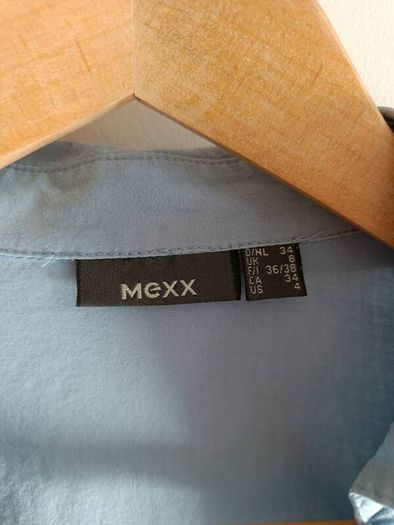 MEXX Blue Tie-Front Blouse