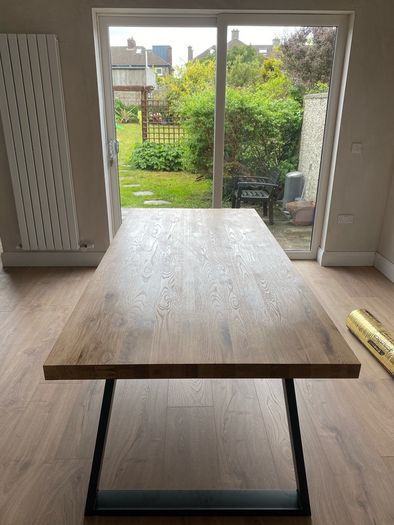 Solid Oak Dining Table- brand new