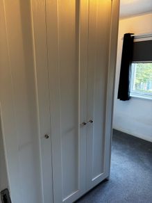 3 White wardrobe doors