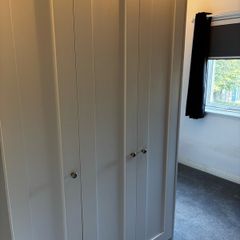 3 White wardrobe doors