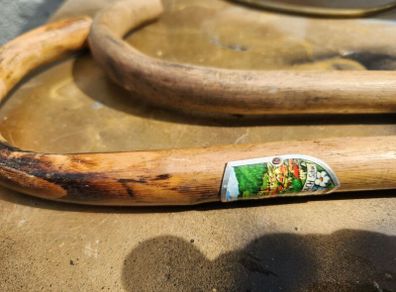 old walking / hiking canes