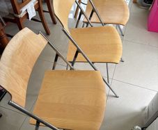 IKEA Edgar folding chairs x3