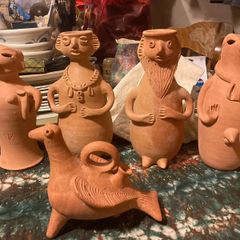 Terracotta Ibiza pottery figures