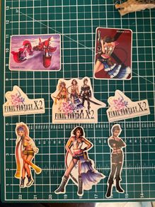 Vintage Final Fantasy X-2 Magnet Set