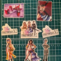 Vintage Final Fantasy X-2 Magnet Set