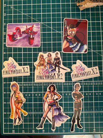 Vintage Final Fantasy X-2 Magnet Set
