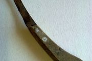 Old farrier's hoof paring knife