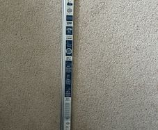 Straight Aluminium Tile Trim Chrome - 12mm