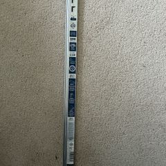 Straight Aluminium Tile Trim Chrome - 12mm