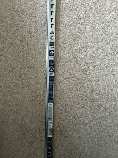 Straight Aluminium Tile Trim Chrome - 12mm