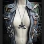 Protection 1700s Coffin Nails and Crow Necklace Brutalist Crust Punk Pagan Pendant Necklace Talisman Wasteland Dystopian Gothic Image 2