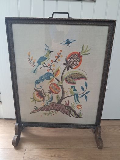 FREE - Antique wooden fire screen