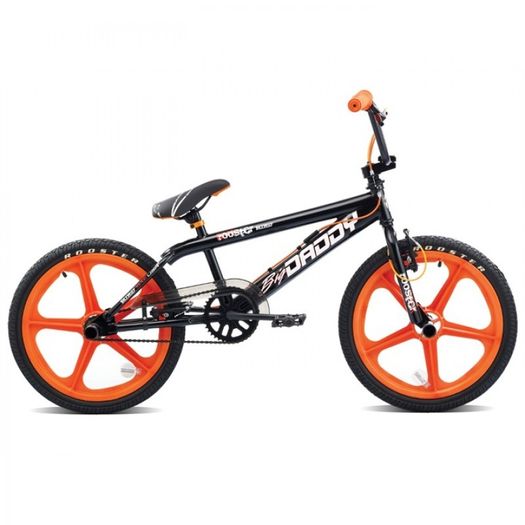 11" Rooster BIG DADDY, 20" Orange Skyway Mags, Black