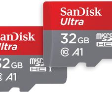 SANDISK Ultra micro SD Card + Adapter 32GB, Up to 120MB/s Read Speed 2-Pack