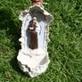 Vintage Porcelain Holy Water Font H 8,4" W 3,4" Image 4