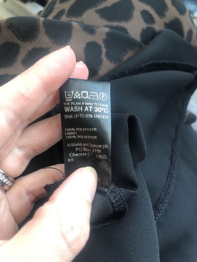 M&S Portfolio animal print dress