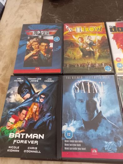 Val Kilmer DVD Collection Bundle Top Gun The Doors Willow Tombstone The Saint