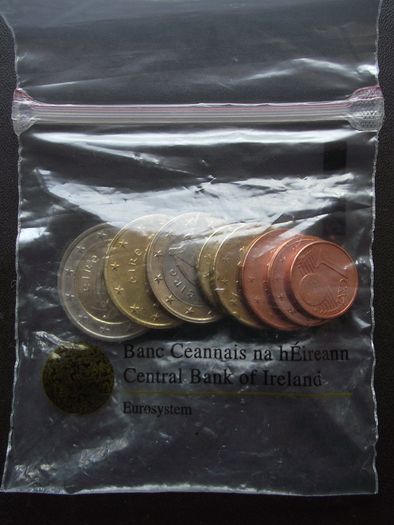 Ireland  2012 UNC Euro Coins Full Set