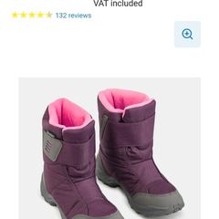 Decathlon waterproof snow hiking boots 2.5