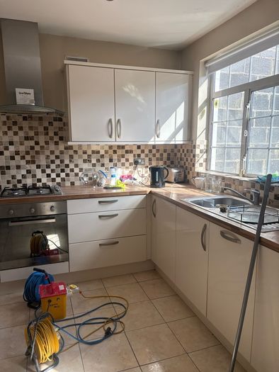 Cream High Gloss Kitchen