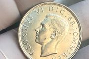 UNC 1946 Halfcrown George VI Silver.