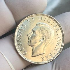 UNC 1946 Halfcrown George VI Silver.