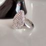 Platinum Plated Crystal Ring Image 5