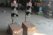 traffic lights for road works