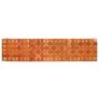 Bench 150 cm Brown Real Leather and Solid Mango Wood Image 3
