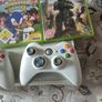 Xbox 360 60g With 2 Controls 4 Game's Gears Of War 1,2 And 3 Plus Sega Superstars All Cables With It Image 6