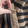 Wool stripped woman cardigan Image 4