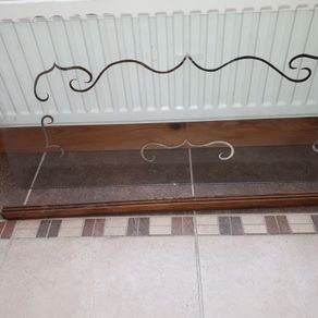 Glass sliding door for china cabinet and runner/slider