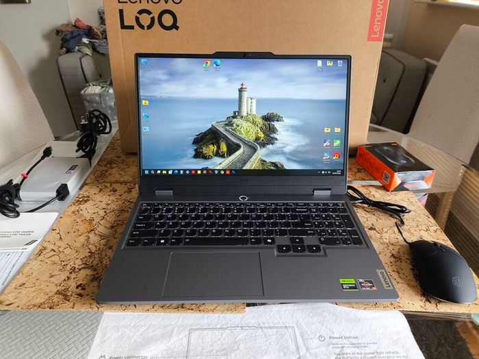 Gaming Laptop Lenovo Loq Ryzen 5 7235HS 4/8 RTX3050 6gb 95w 16gb Ddr5 512GB Nvme 144hz Win11 Rgb