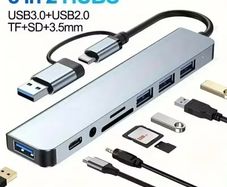 USB c hub 8 in 1
