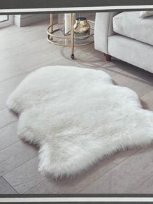 Off White Fur Rug