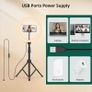 12" Ring Light with Tripod Stand, 63" Extendable, 3 Light Modes & 10 Brightness Levels, LED Selfie Light with Remote Control for TikTok, YouTube, Live Streaming, Photography Image 3