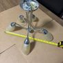 Five Light Chrome Ceiling Light Image 3