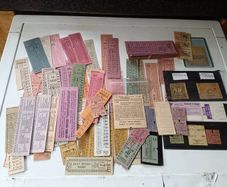 Vintage Transportation Ticket Collection