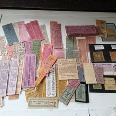 Vintage Transportation Ticket Collection