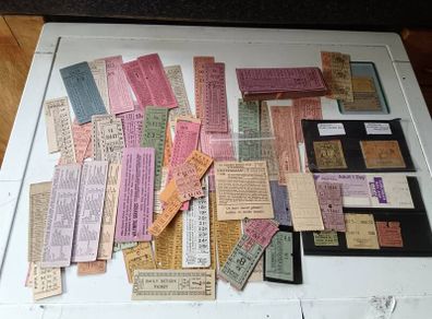 Vintage Transportation Ticket Collection