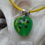 Green heart necklace,Valentine's Day gift. jewellery.New.Gift Image 2