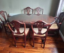 Dining table and chairs