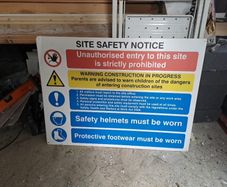 site safety notice board