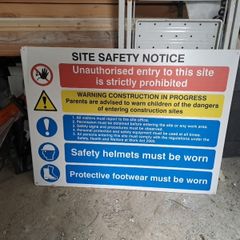 site safety notice board