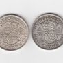G.B.1940 &1942. Half Crown, 2/6, 50% Silver Coins ( no.435) Image 2