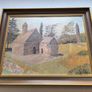 Old Oil Painting of St. Kevin's Kitchen, Glendalough, Wicklow. Image 2